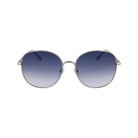 Longchamp Gold Metal Sunglasses by Longchamp