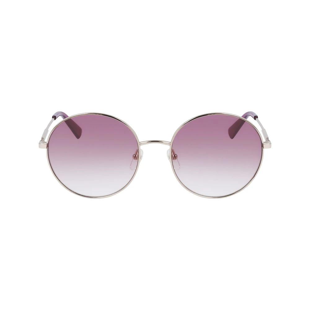 Longchamp Gold Metal Sunglasses by Longchamp