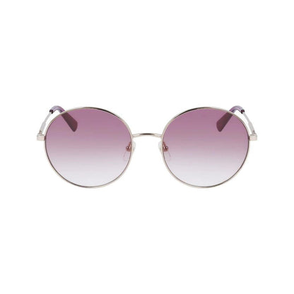 Longchamp Gold Metal Sunglasses by Longchamp