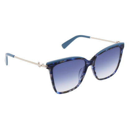 Longchamp Blue Acetate Sunglasses by Longchamp