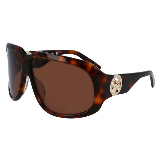 Longchamp Brown Acetate Sunglasses by Longchamp