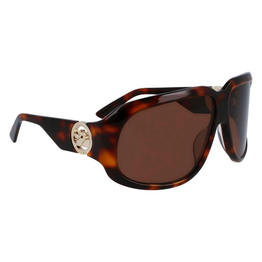 Longchamp Brown Acetate Sunglasses by Longchamp