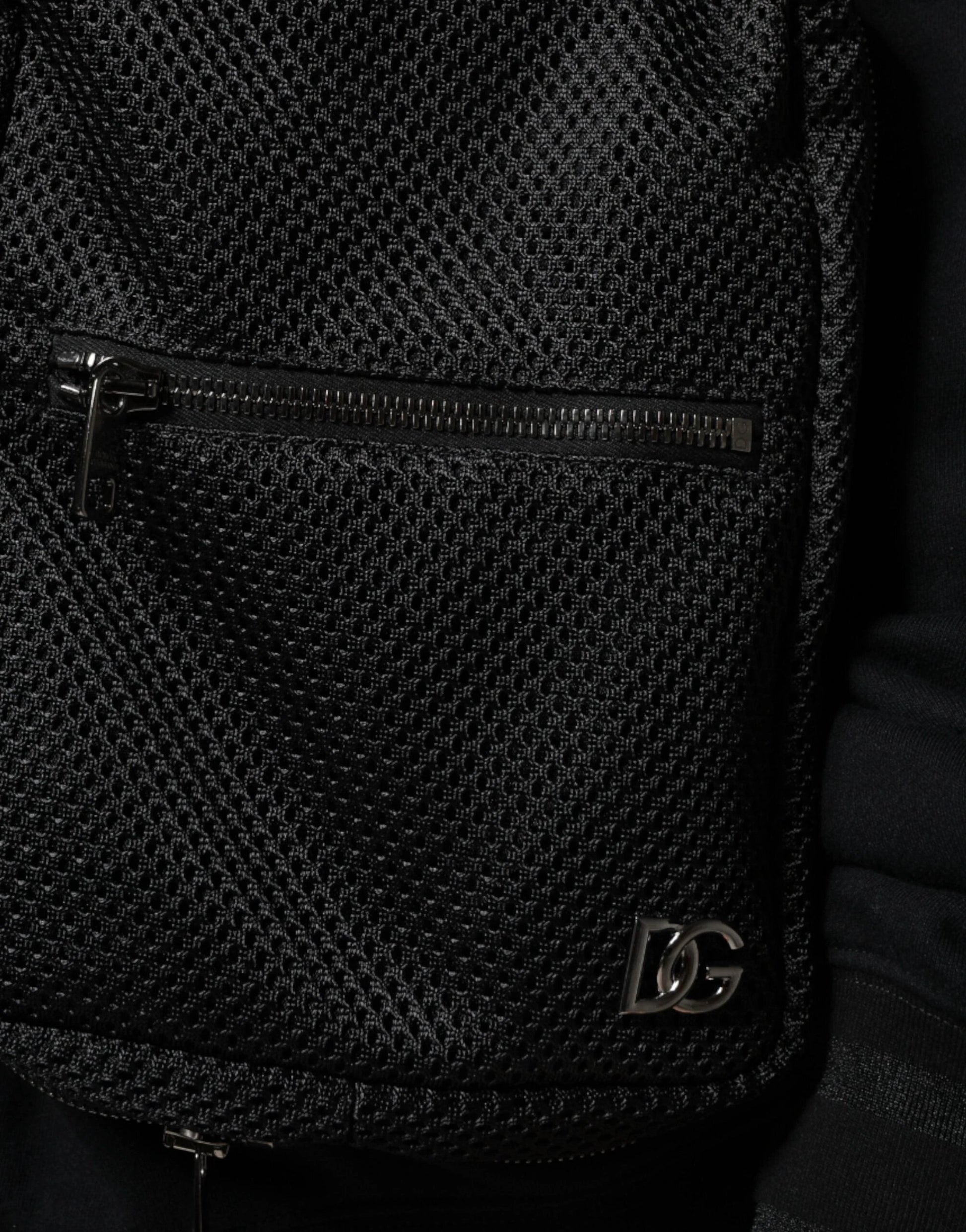 Dolce & Gabbana Black Hooded Pullover Men Sweatshirt Sweater by Dolce & Gabbana