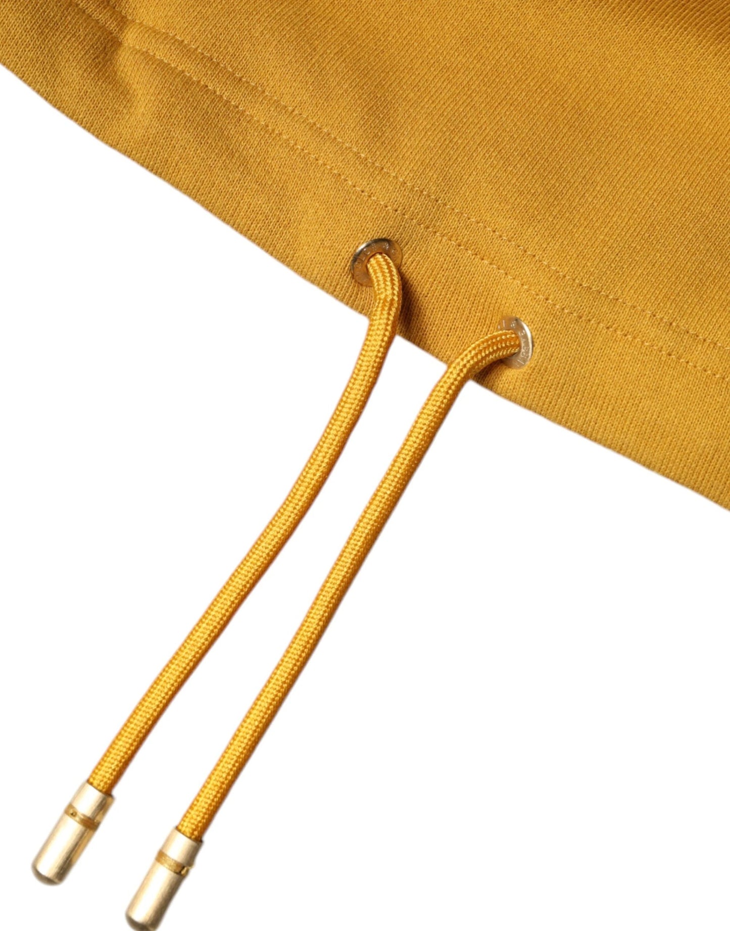 Dolce & Gabbana Mustard DG Hooded Men Sweatshirt Sweater by Dolce & Gabbana