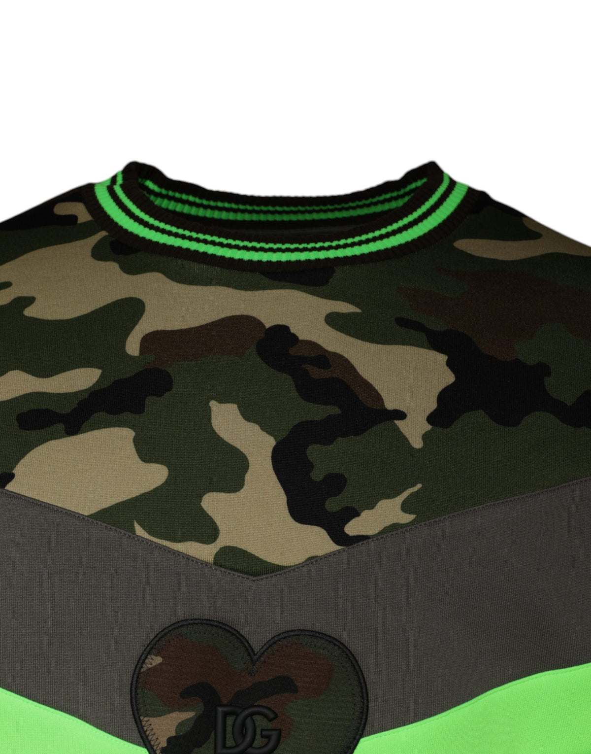 Sweat-shirt Dolce & Gabbana homme camouflage en coton multicolore – TSH86728