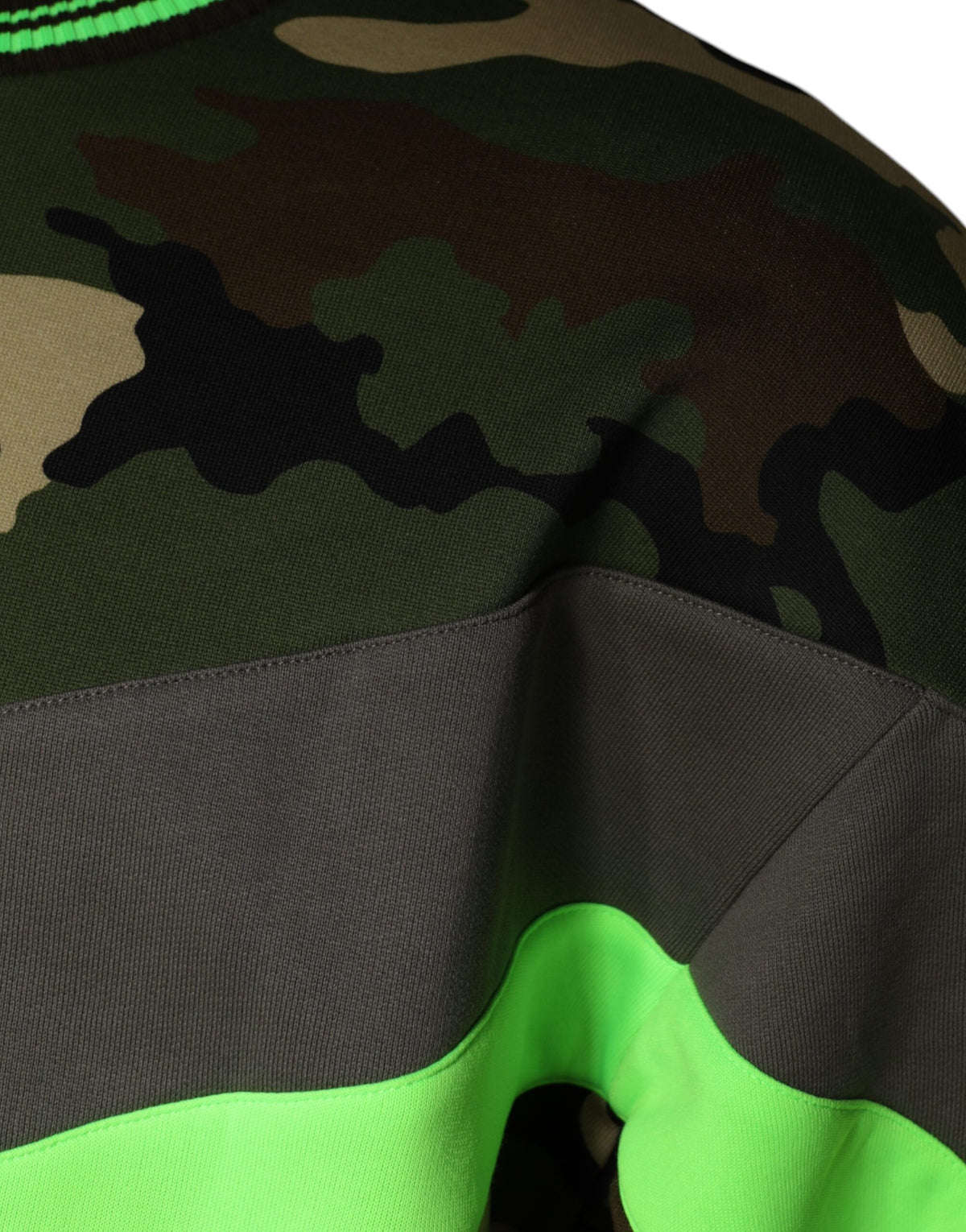 Sweat-shirt Dolce & Gabbana homme camouflage en coton multicolore – TSH86728
