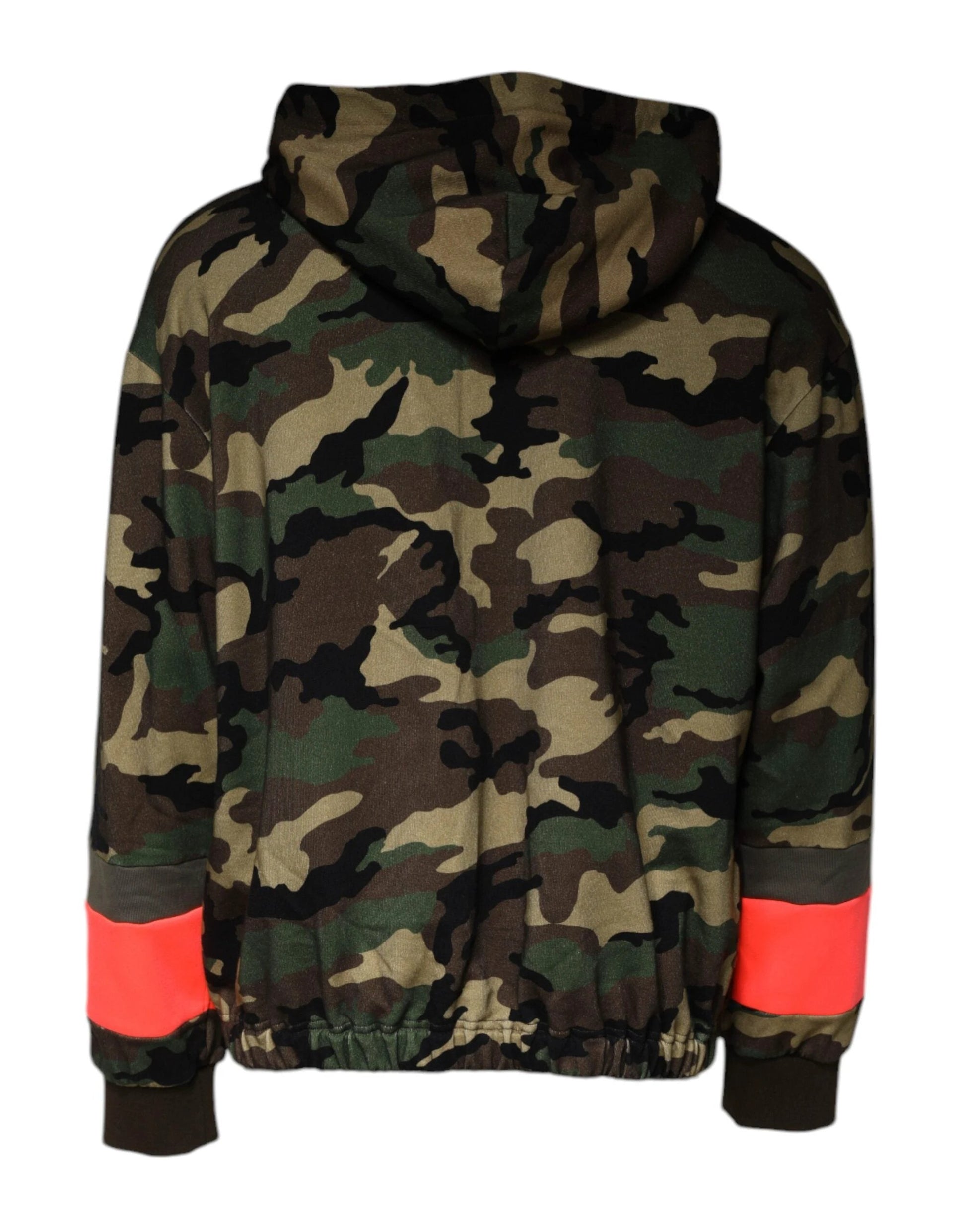 Dolce & Gabbana Multicolor Camouflage Hooded Men Sweatshirt Sweater by Dolce & Gabbana
