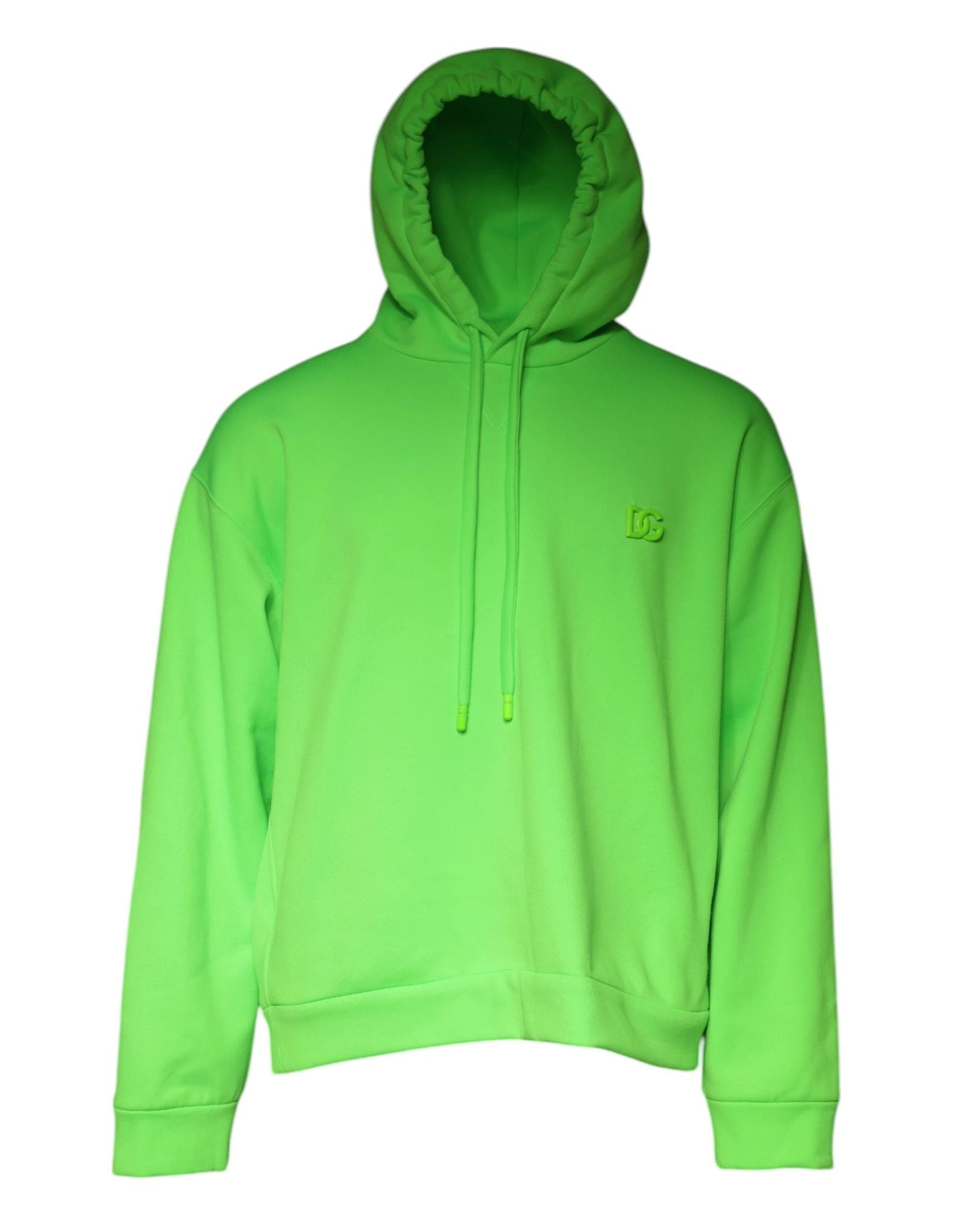 Dolce & Gabbana Green Logo Hooded Pullover Men Sweatshirt Sweater by Dolce & Gabbana