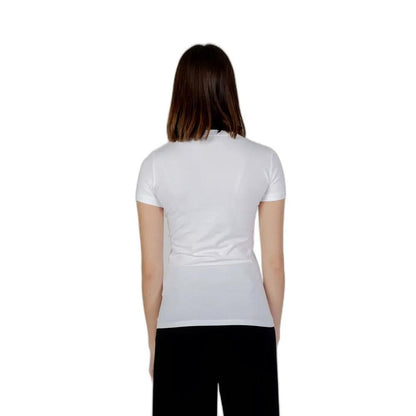 Guess White Cotton T-Shirt by Guess