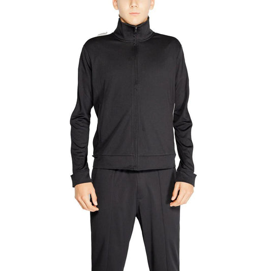 Calvin Klein Sport Black Recycled Polyester Sweatshirt by Calvin Klein Sport