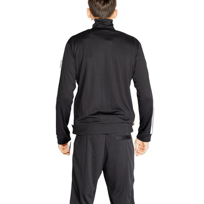 Calvin Klein Sport Black Recycled Polyester Sweatshirt by Calvin Klein Sport