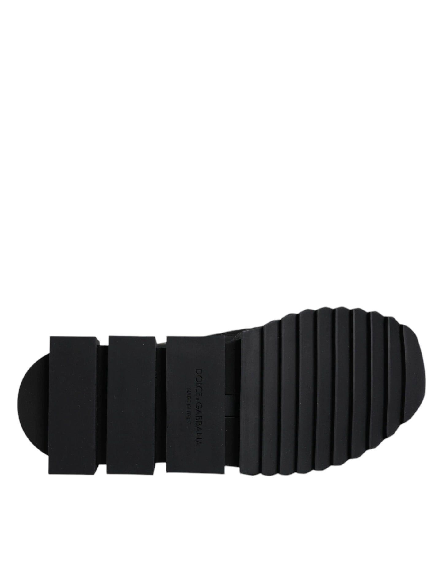 Dolce & Gabbana Black Sorrento Logo Men Sneakers Socks Shoes by Dolce & Gabbana