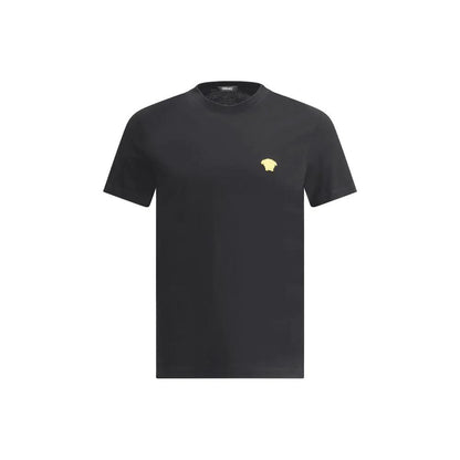 Versace Black Cotton T-Shirt by Versace