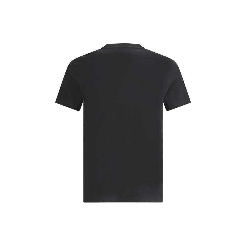Versace Black Cotton T-Shirt by Versace