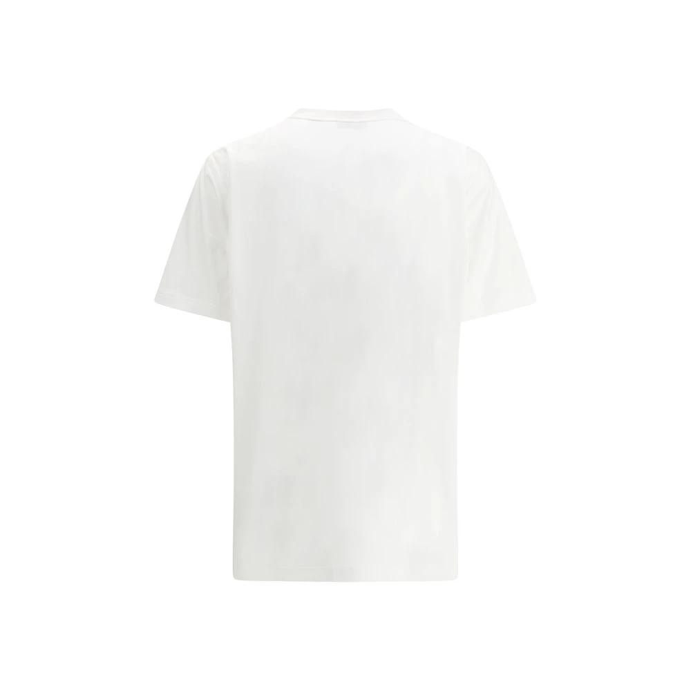 Burberry White Cotton T-Shirt by Burberry