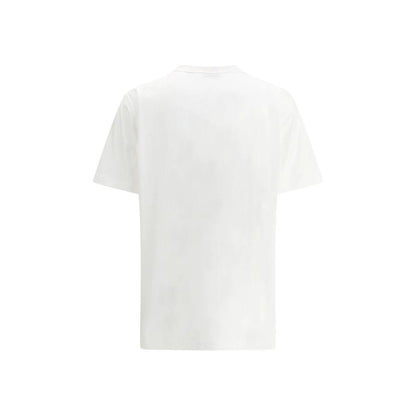 Burberry White Cotton T-Shirt by Burberry