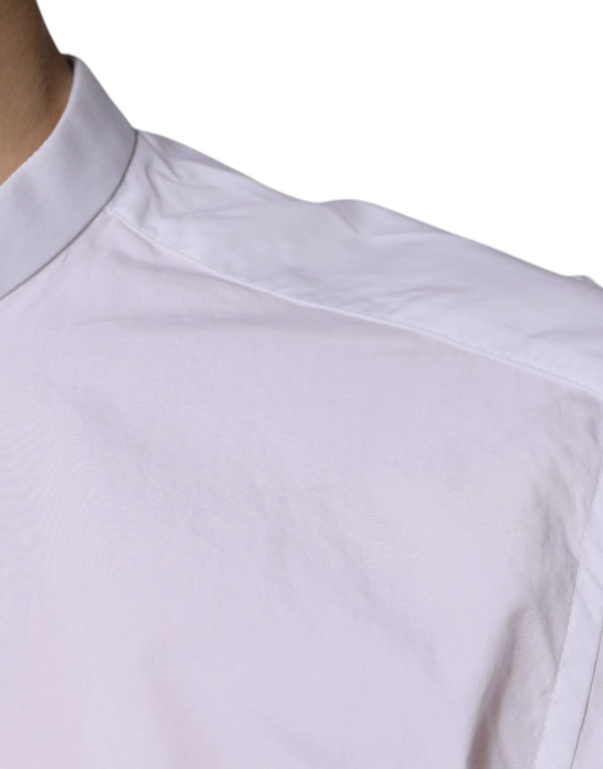 Dolce & Gabbana White Cotton Slim Fit MARTINI Dress Shirt by Dolce & Gabbana