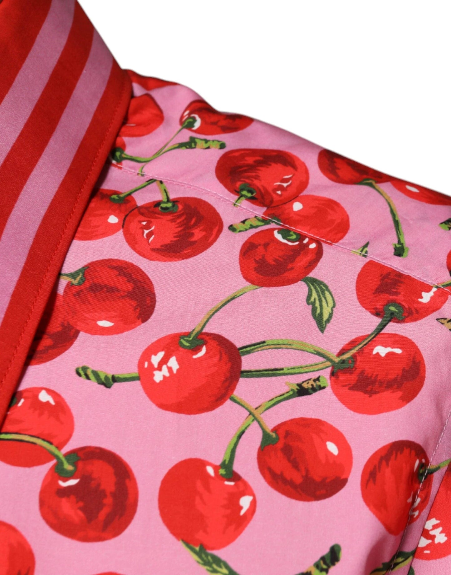 Dolce & Gabbana Pink Cherry Cotton Formal MARTINI Dress Shirt by Dolce & Gabbana