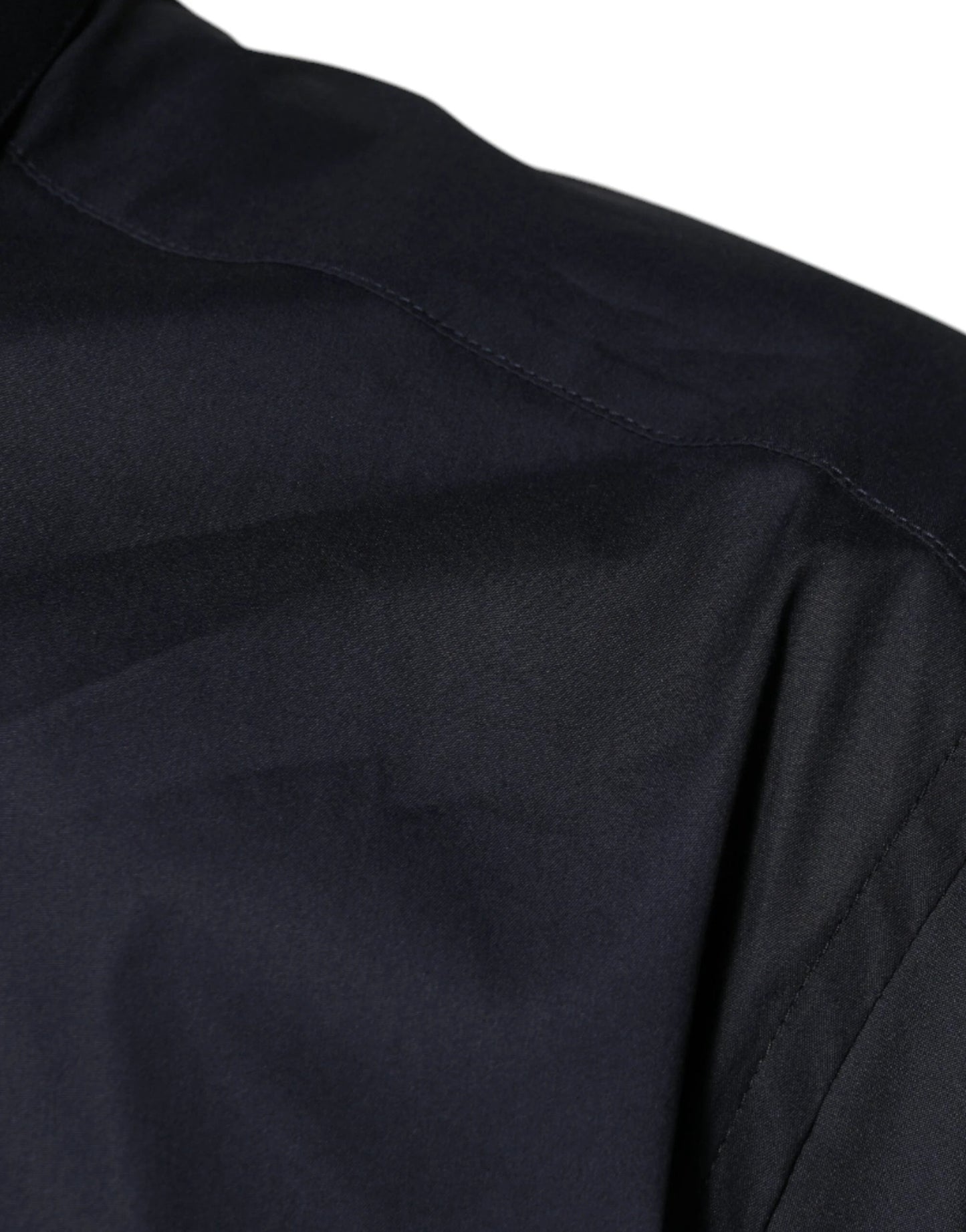 Dolce & Gabbana Black Cotton Blend Formal GOLD Dress Shirt by Dolce & Gabbana