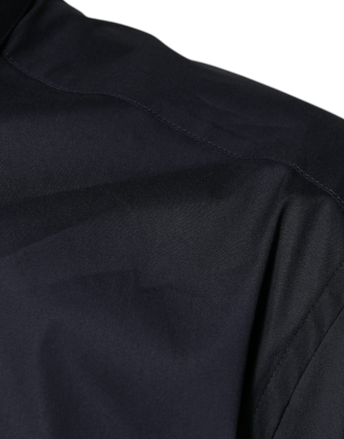 Chemise Dolce & Gabbana Gold slim fit en coton mélangé noir – TSH87330