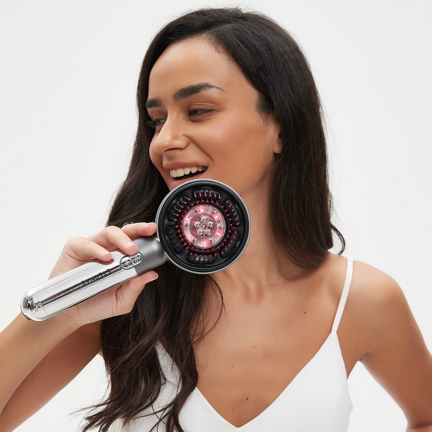 Peigne anti-chute de cheveux avec infrarouge et microcourant