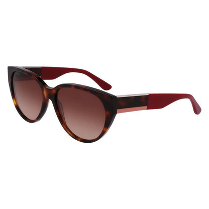 Lacoste Brown Acetate Sunglasses by Lacoste