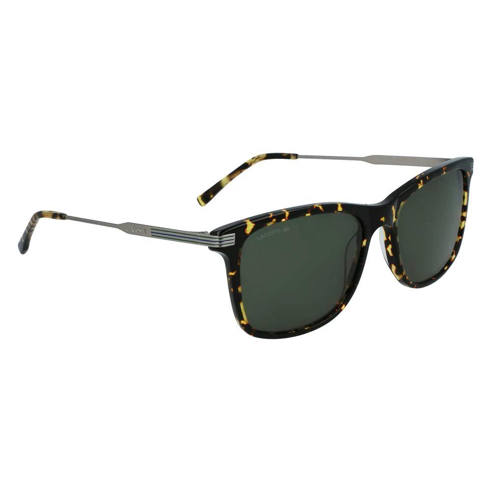 Lacoste Brown Metal Sunglasses by Lacoste