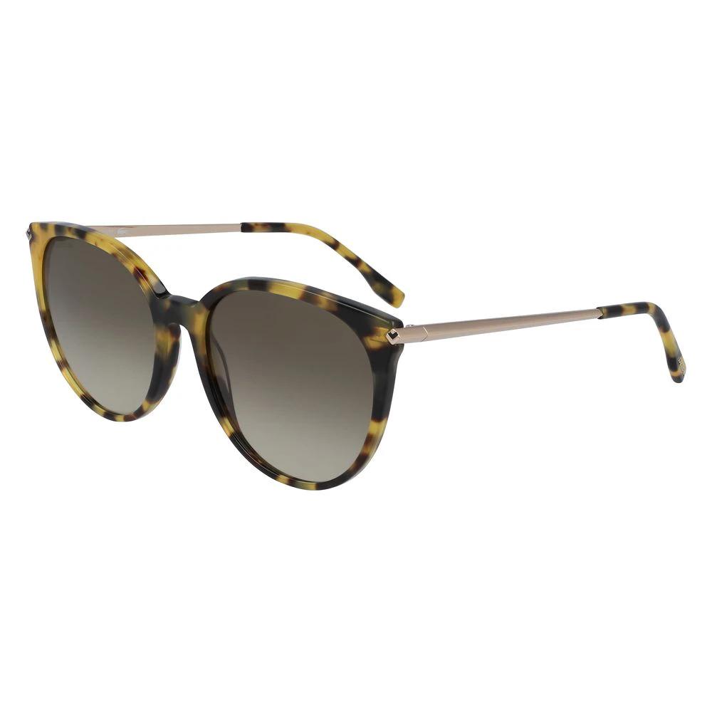 Lacoste Brown Metal Sunglasses by Lacoste