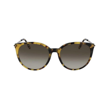 Lacoste Brown Metal Sunglasses by Lacoste