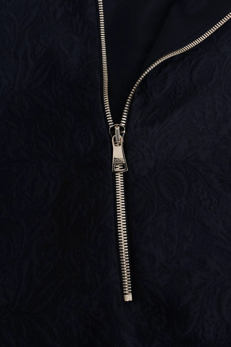 Dolce & Gabbana Black Fairy Tale Crystal Hooded Sweater