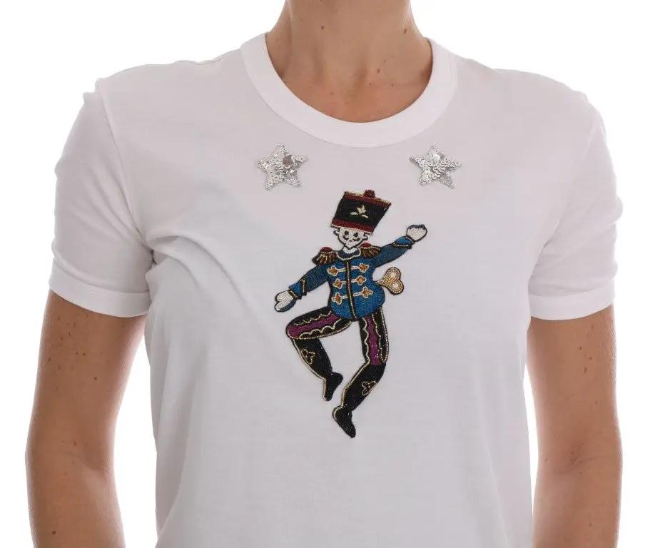 Dolce & Gabbana White Cotton Fairy Tale T-Shirt by Dolce & Gabbana