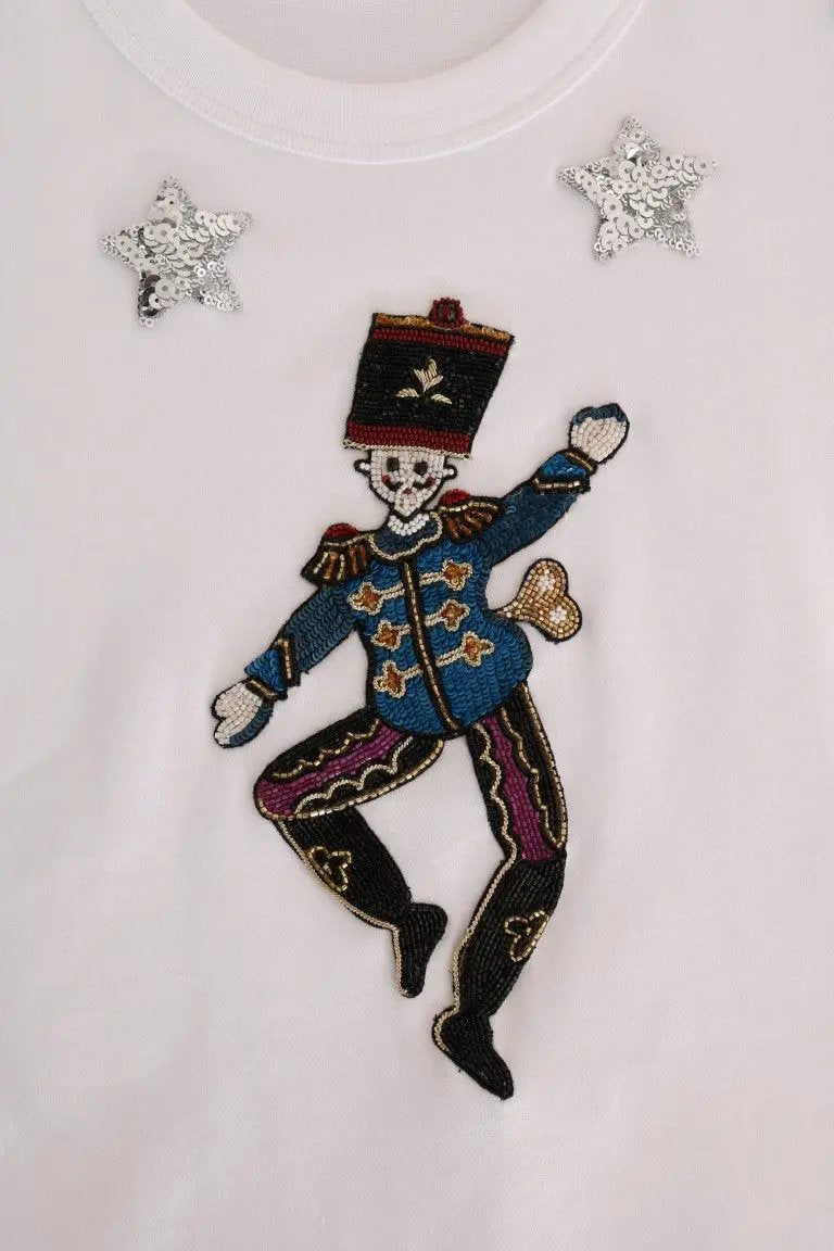 Dolce & Gabbana White Cotton Fairy Tale T-Shirt by Dolce & Gabbana
