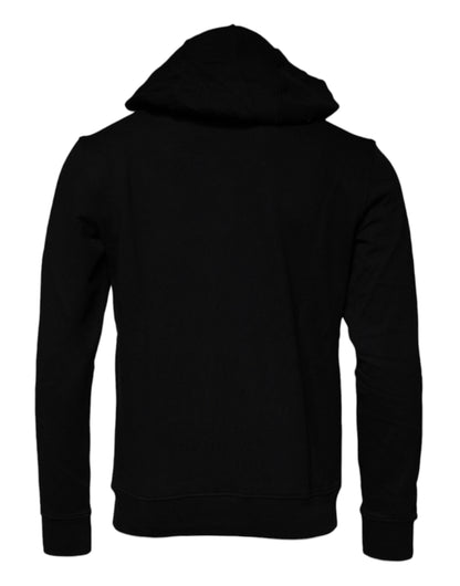 Versace Black Medusa Cotton Hoodie Pullover Sweatshirt Sweater by Versace
