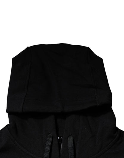 Versace Black Medusa Cotton Hoodie Pullover Sweatshirt Sweater by Versace