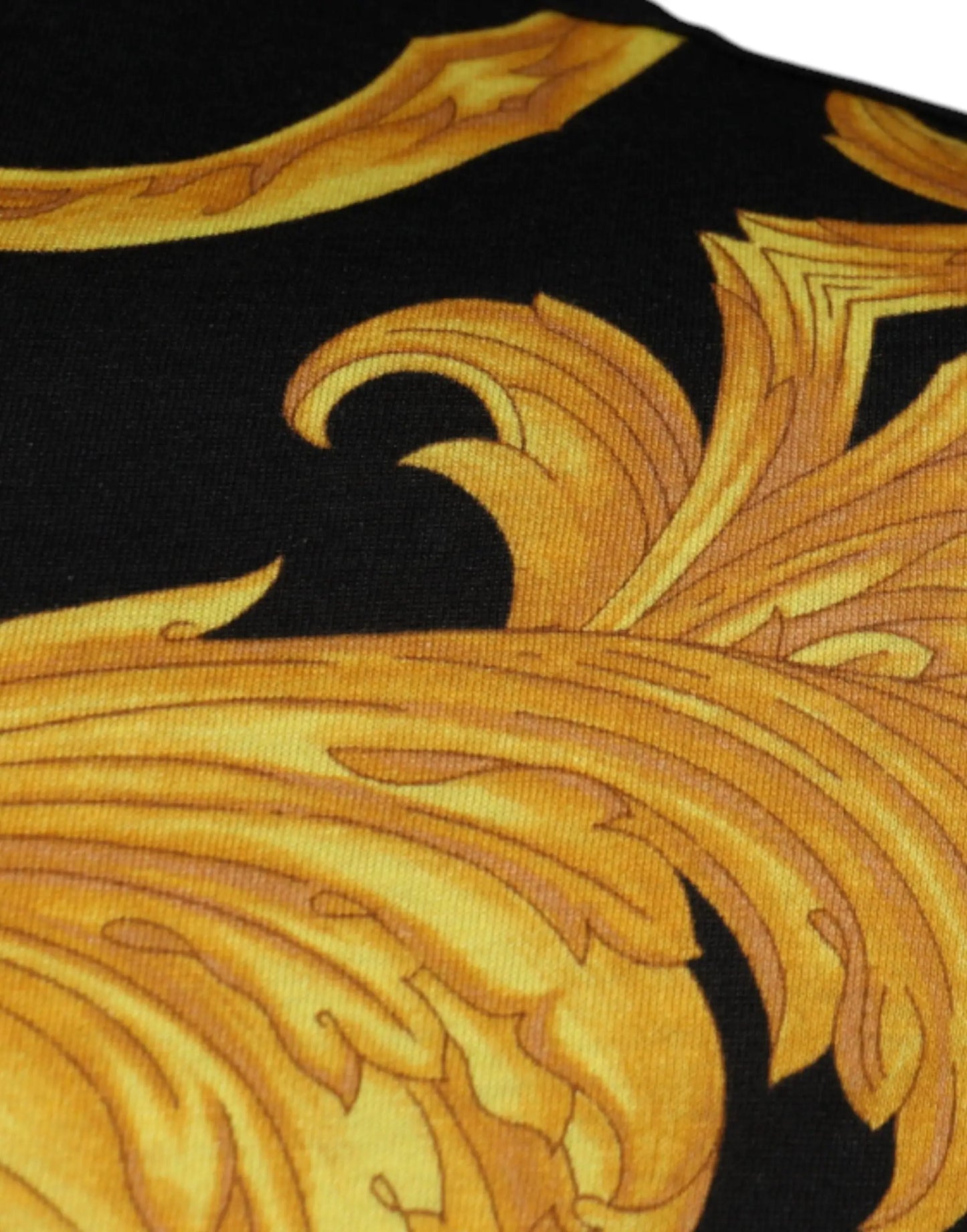 Versace Black Medusa Print Cotton Crew Neck T-shirt by Versace