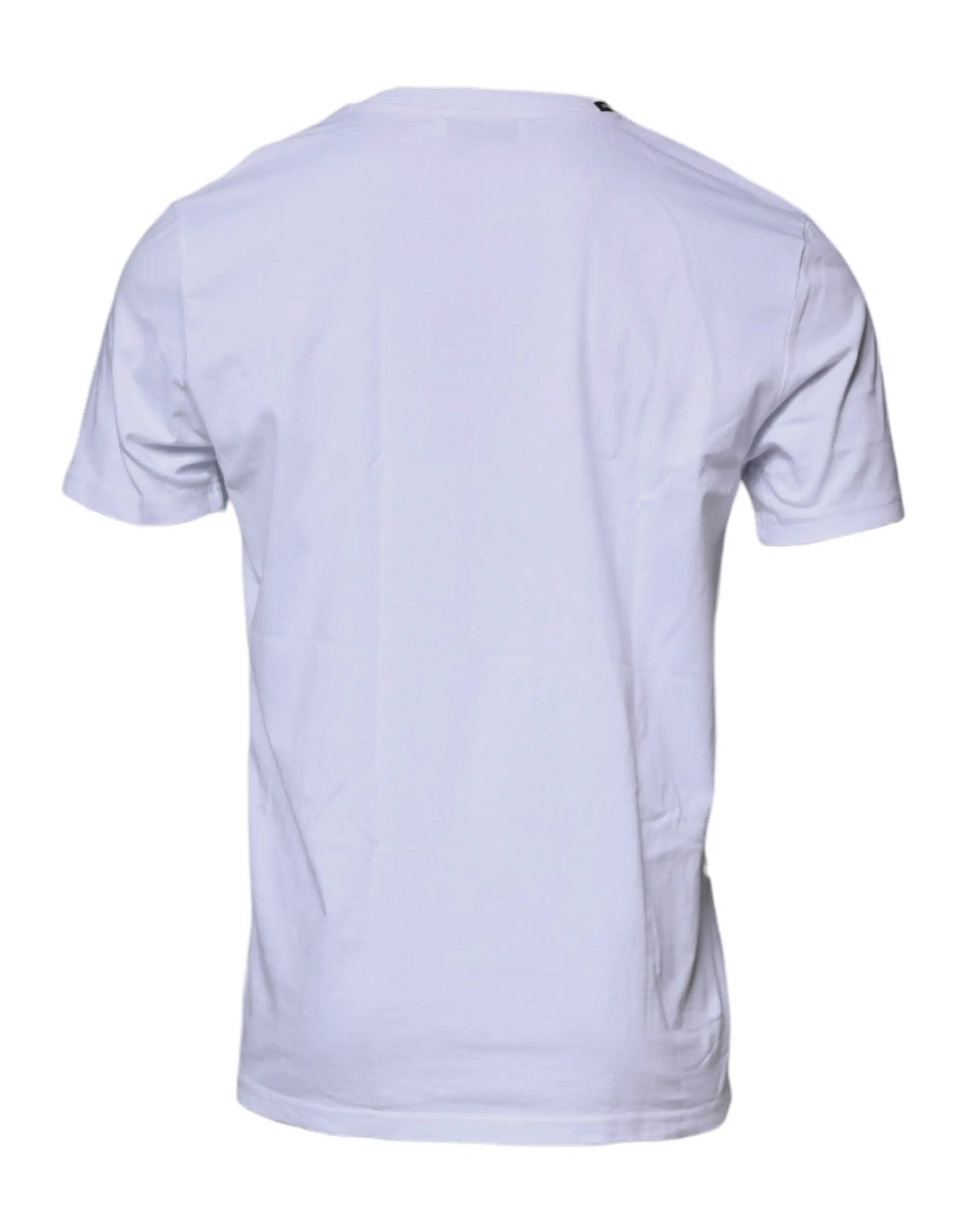 Dolce & Gabbana White Red Leopard Cotton Crew Neck T-shirt by Dolce & Gabbana