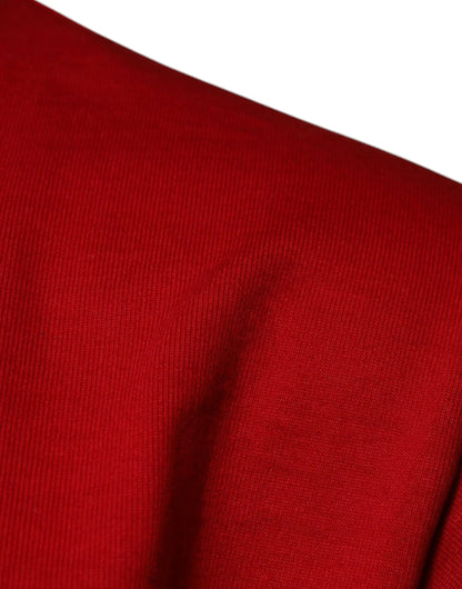 Dolce & Gabbana Red DG Eye Cotton Crew Neck T-shirt by Dolce & Gabbana