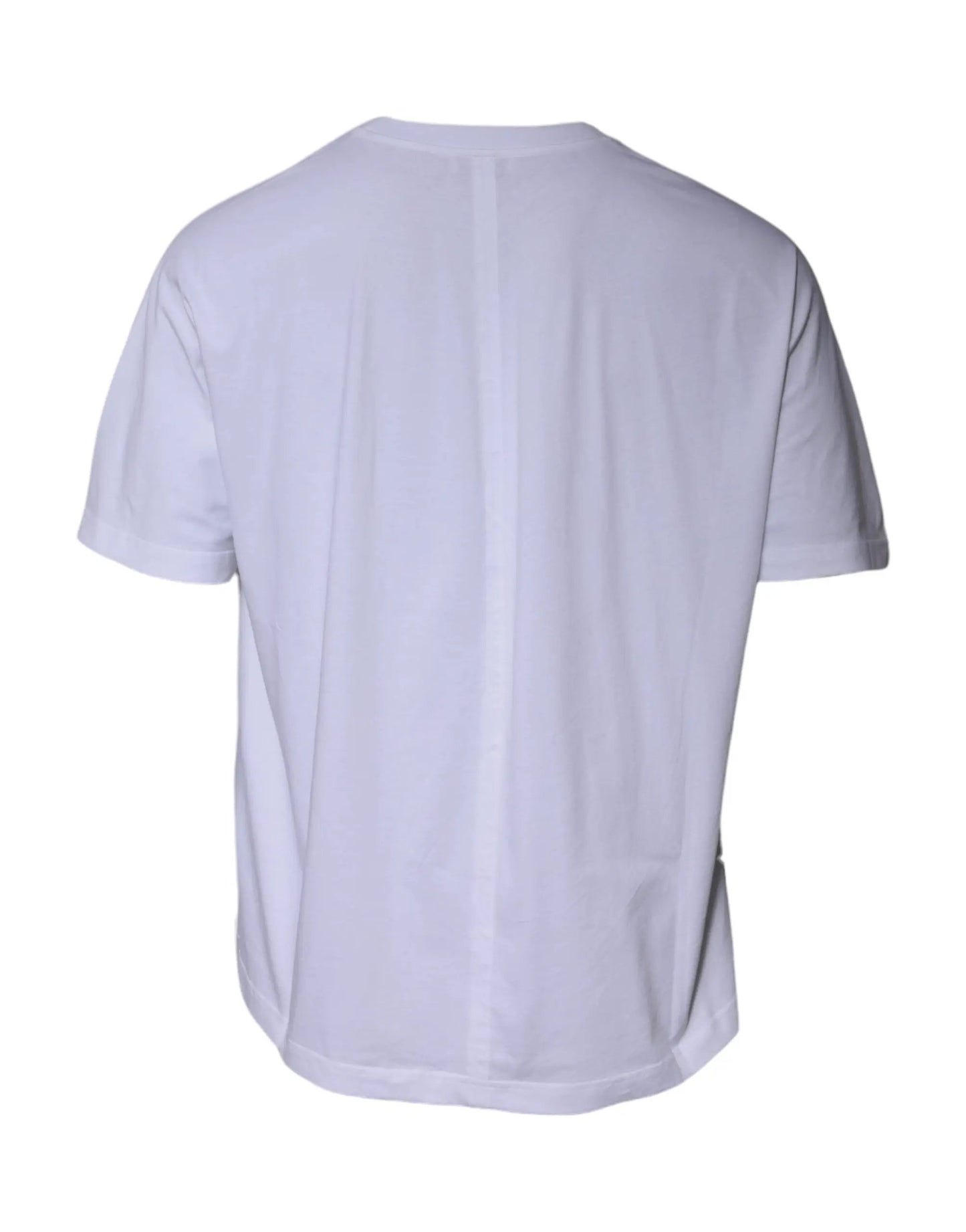 Balenciaga White Logo Cotton Crew Neck Short Sleeves T-shirt by Balenciaga