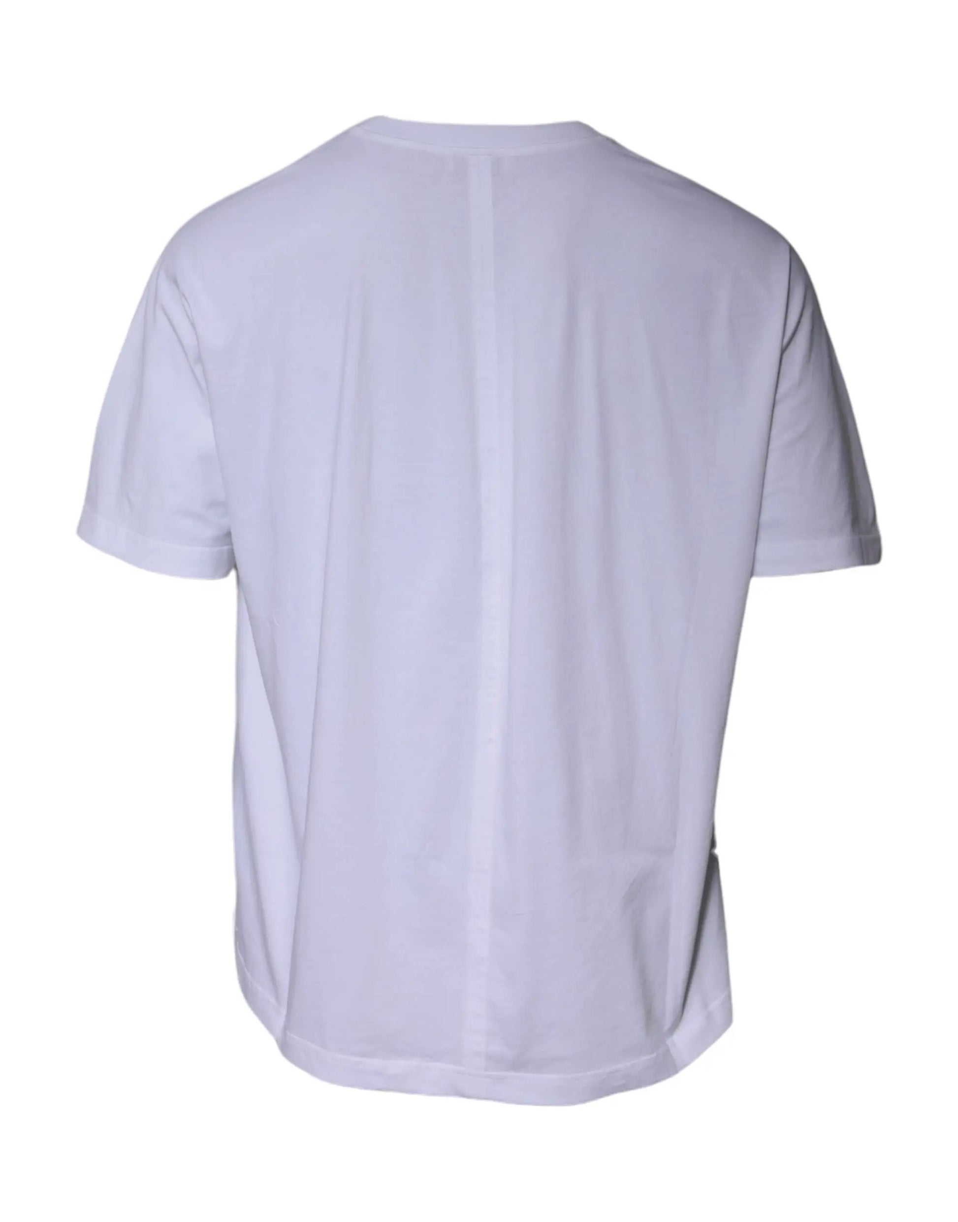 Balenciaga White Logo Cotton Crew Neck Short Sleeves T-shirt by Balenciaga