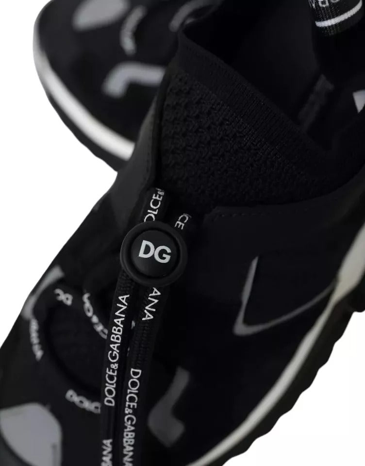 Baskets Dolce & Gabbana homme Sorrento noir et blanc – MV4442