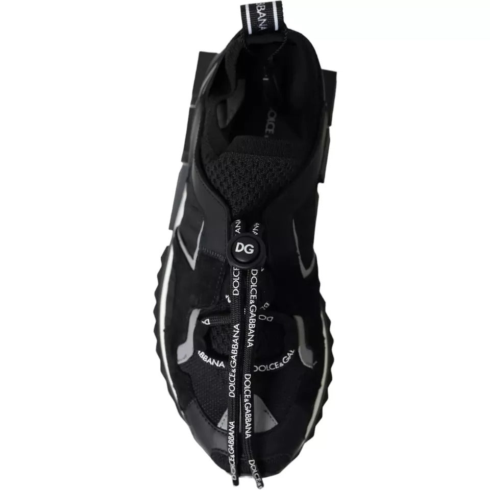 Baskets Dolce & Gabbana homme Sorrento noir et blanc – MV4442