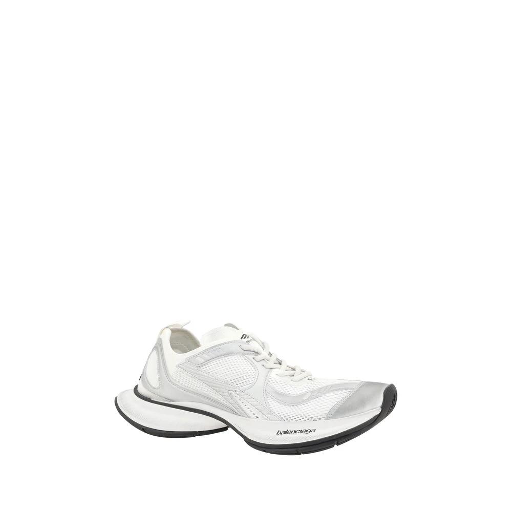 Balenciaga White Polyester Athletic Sneakers by Balenciaga
