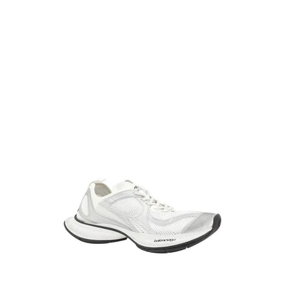 Balenciaga White Polyester Athletic Sneakers by Balenciaga