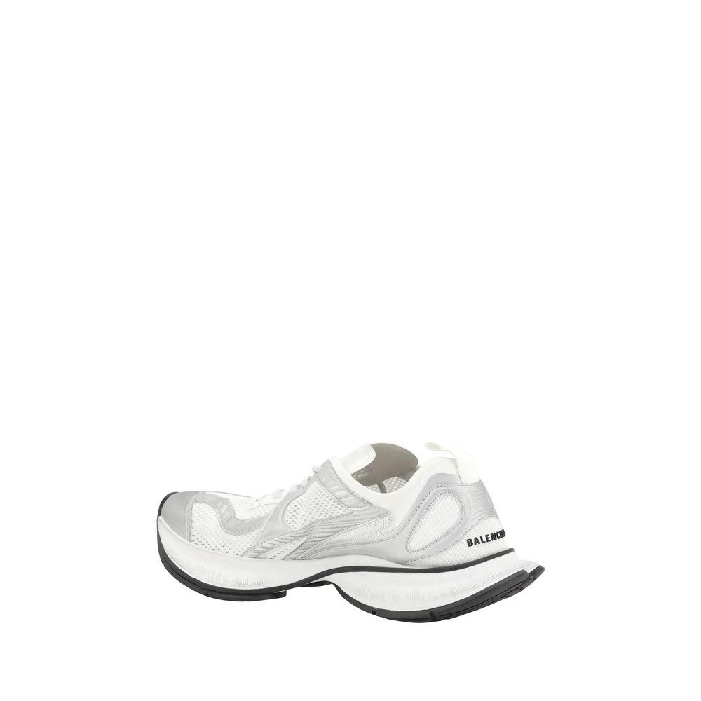Balenciaga White Polyester Athletic Sneakers by Balenciaga
