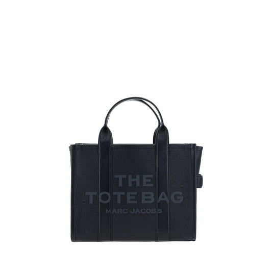 Marc Jacobs Tote Bag Medium en Cuir Grainé Noir – Monogramme Embossé | AW26