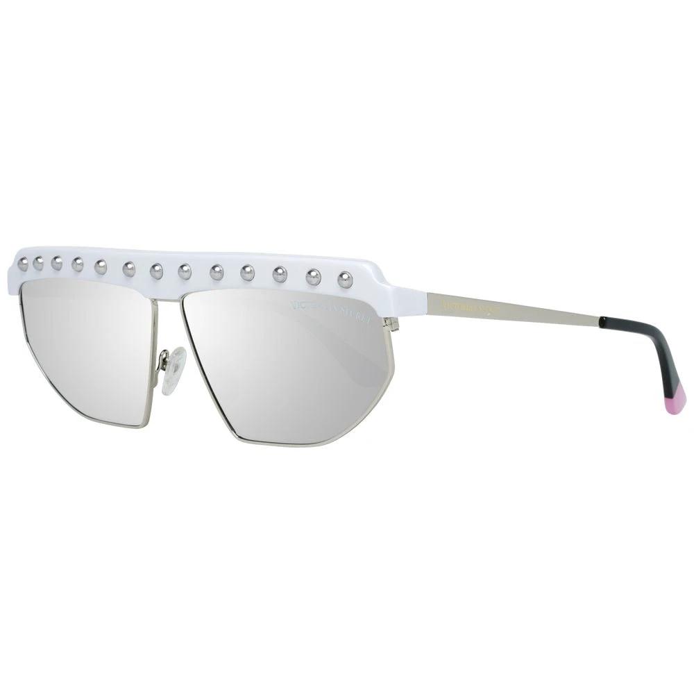 Victoria's Secret White Metal Sunglasses by Victoria's Secret