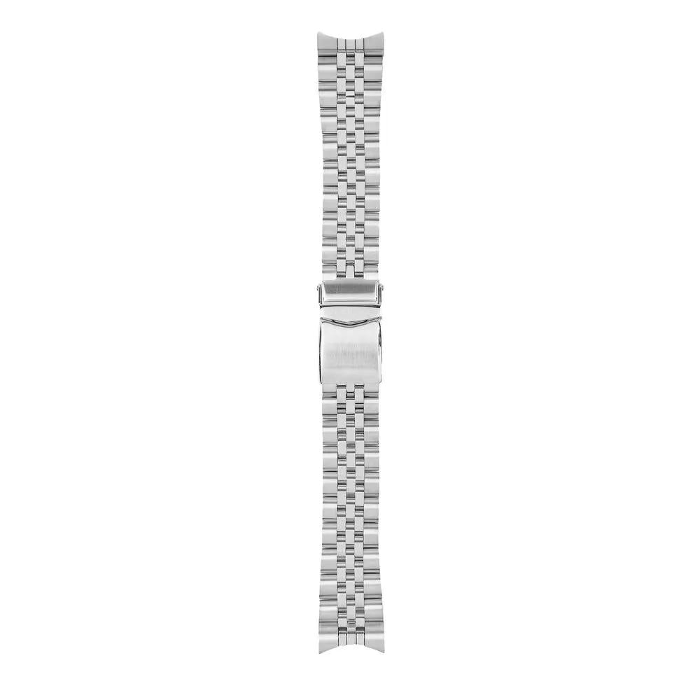 Bobroff Silver Stainless Steel Bracelet Watch by Bobroff