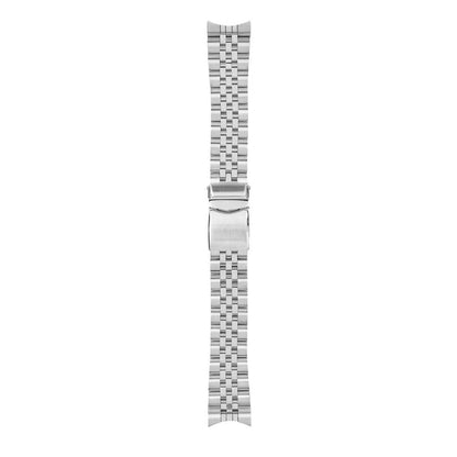 Bobroff Silver Stainless Steel Bracelet Watch by Bobroff
