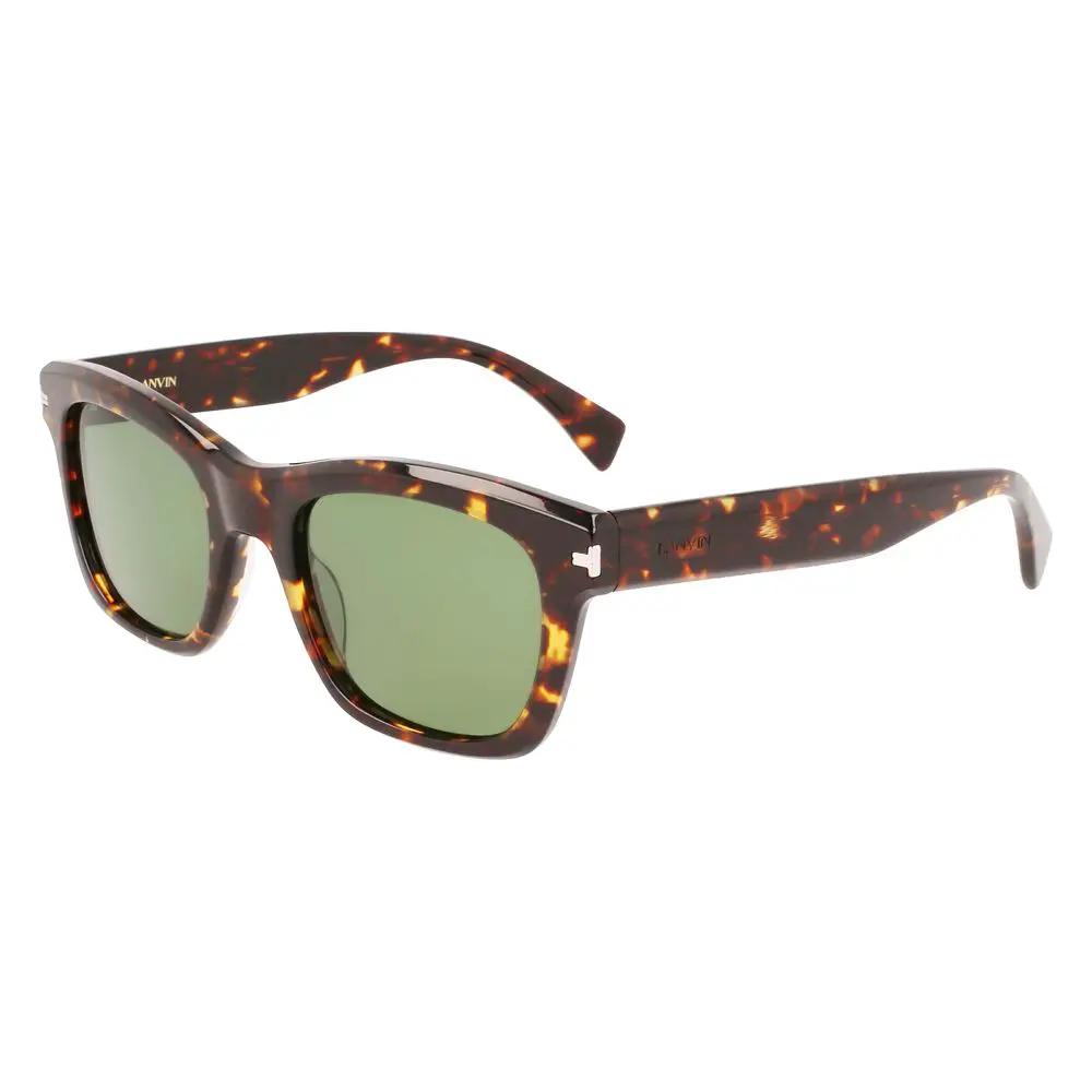 Lanvin Brown Acetate Sunglasses by Lanvin