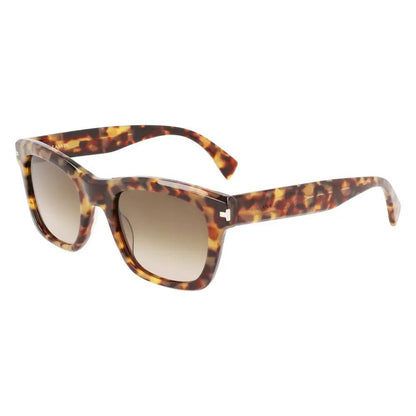Lanvin Brown Acetate Sunglasses by Lanvin
